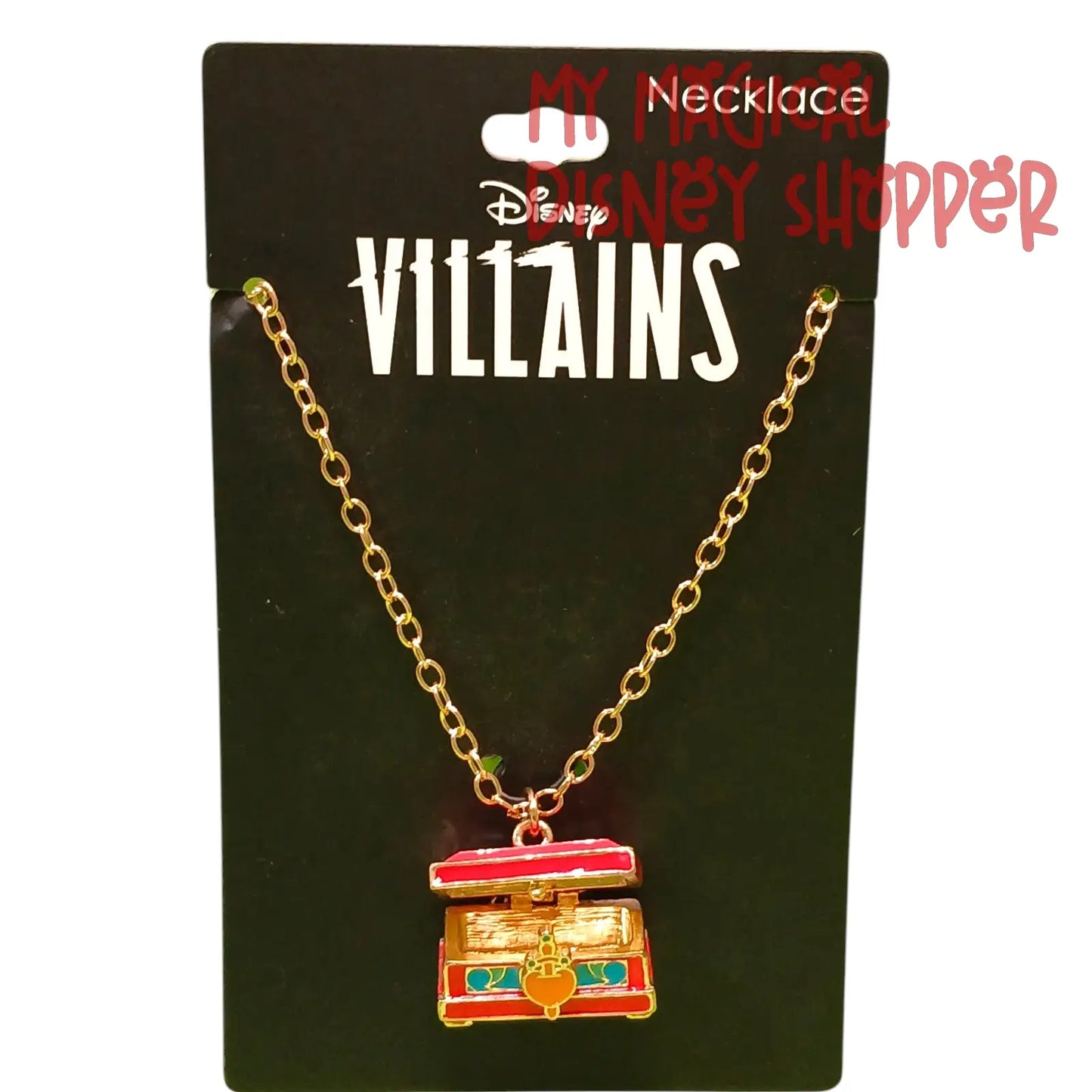 Disney Villains Evil Queen Heart Box Locket Necklace