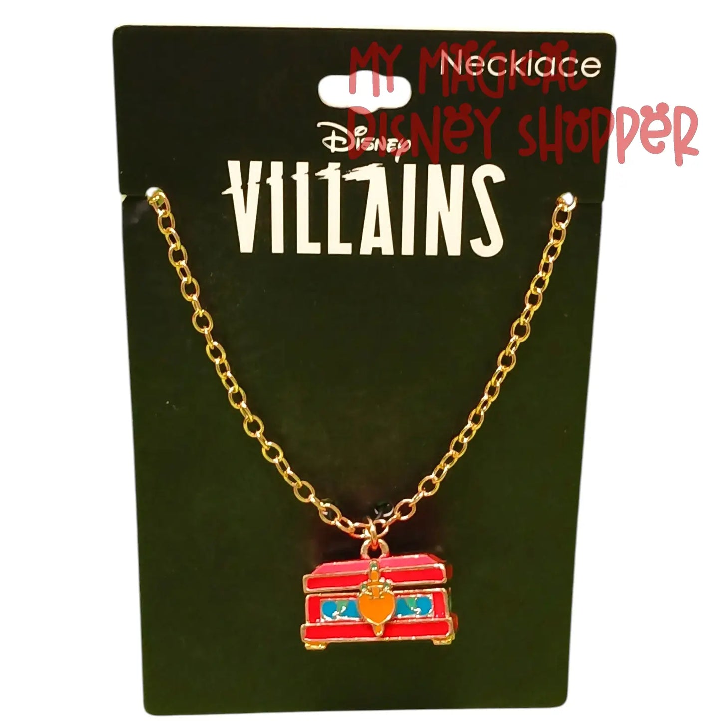 Disney Villains Evil Queen Heart Box Locket Necklace