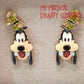 Disney X Baublebar Goofy Stud Sparkly Earrings