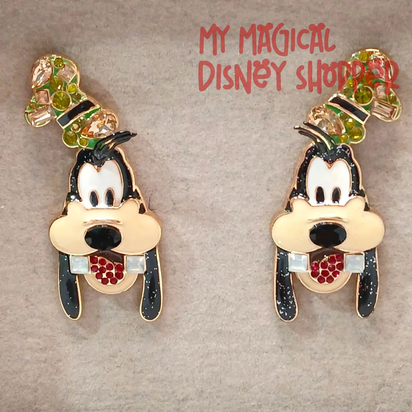 Disney X Baublebar Goofy Stud Sparkly Earrings