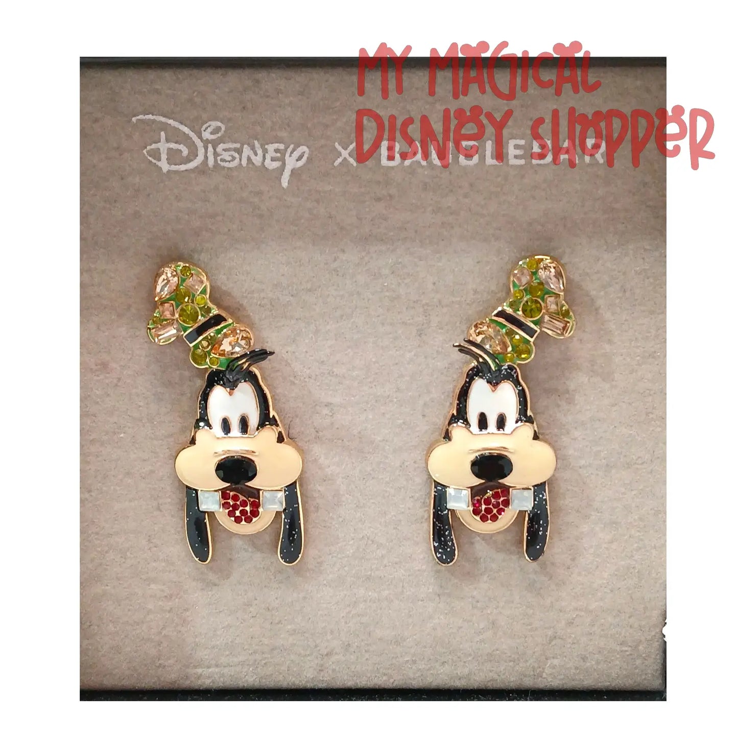 Disney X Baublebar Goofy Stud Sparkly Earrings