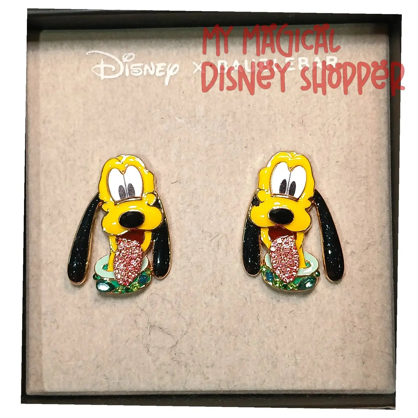 Disney X BaubleBar Pluto Bejeweled Earrings