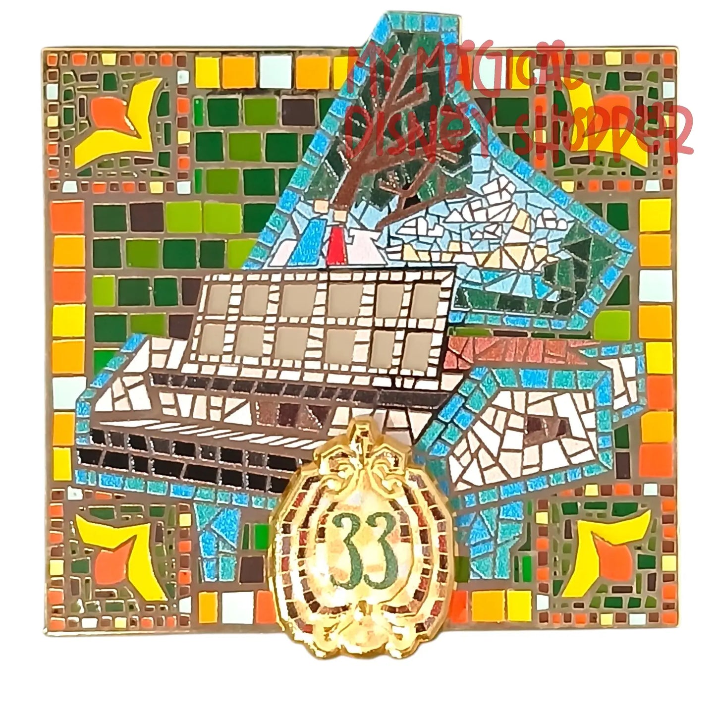 Disneyland Club 33 Emerald Anniversary Pin Limited Edition 1000