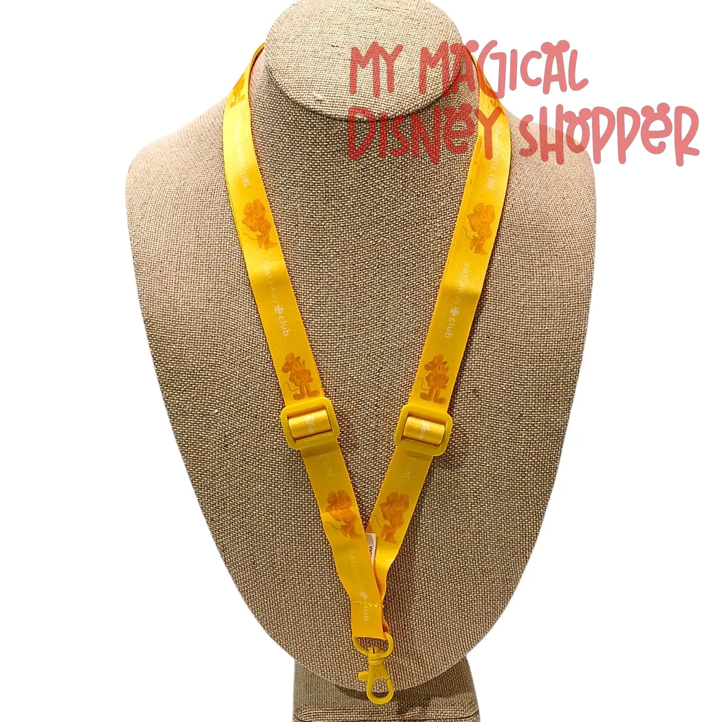 Disney Cruise Line 25th Anniversary Castaway Club Gold Lanyard