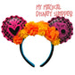 Epcot Día De Los Muertos Mexico Floral Minnie Mouse Ears Headband
