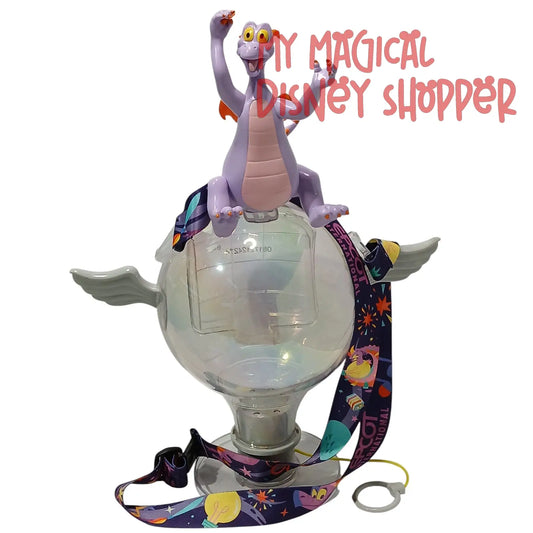 Epcot 2025 Festival of the Arts Figment Light Bulb Popcorn Bucket