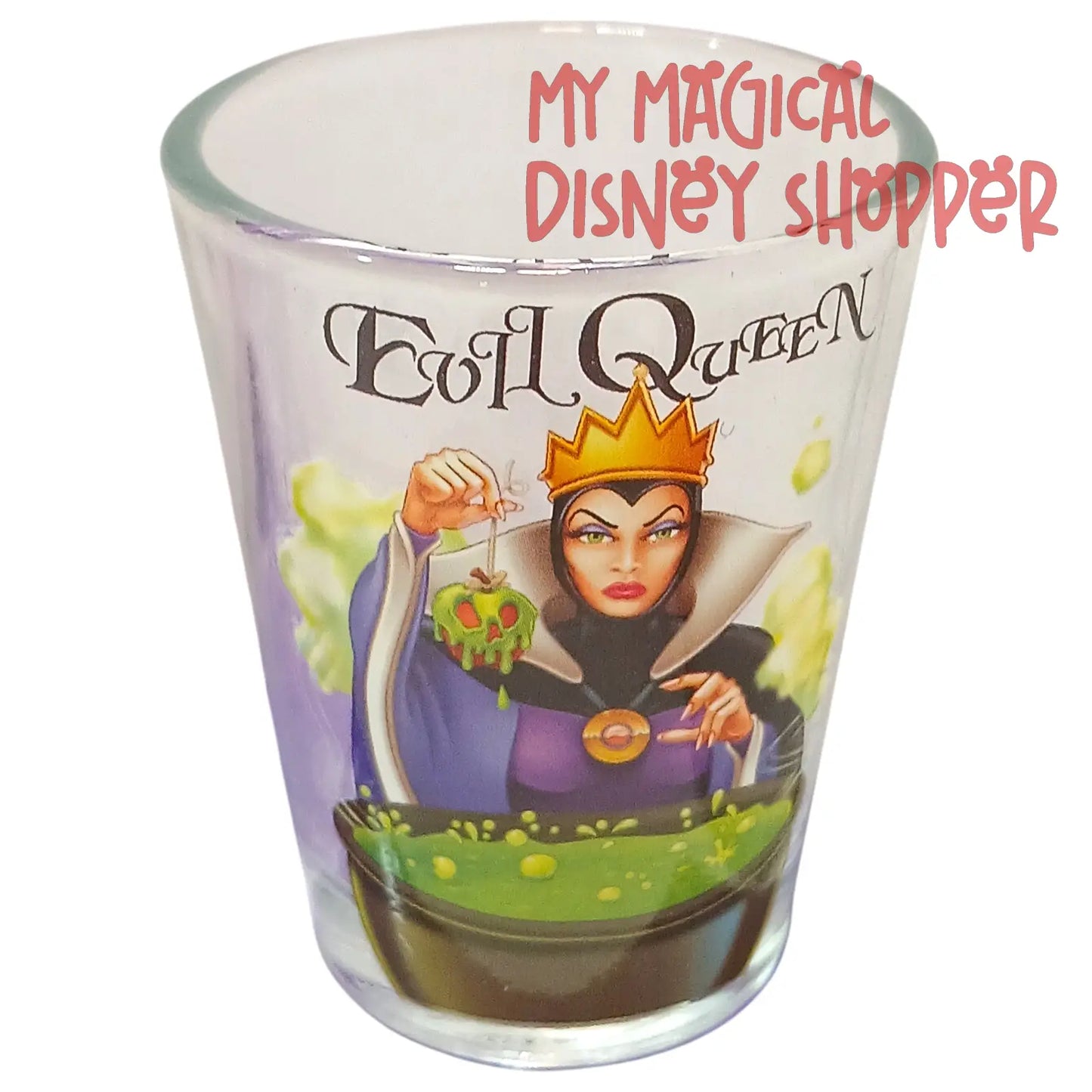 Disney Villains Shot Glass Set – 4 Piece Collector Set 🖤👑✨