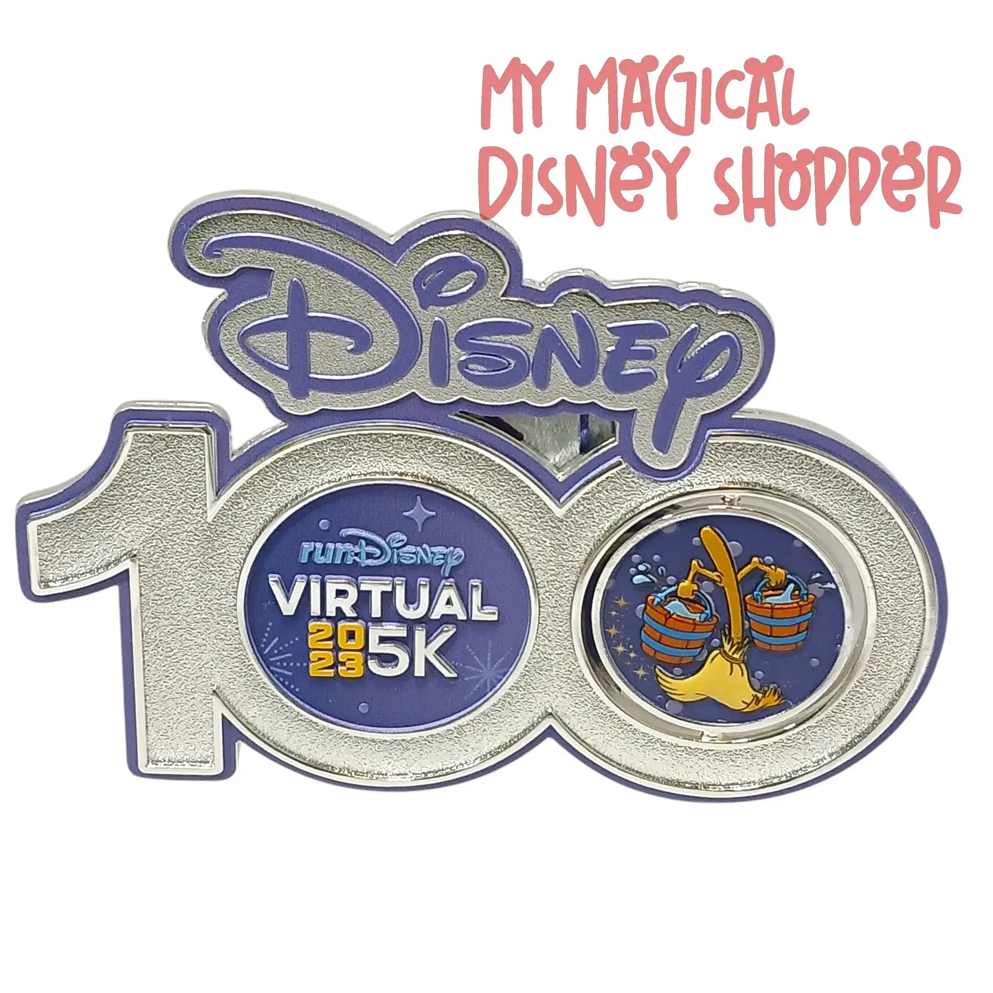 runDisney 100 2023 Virtual 5k Medal