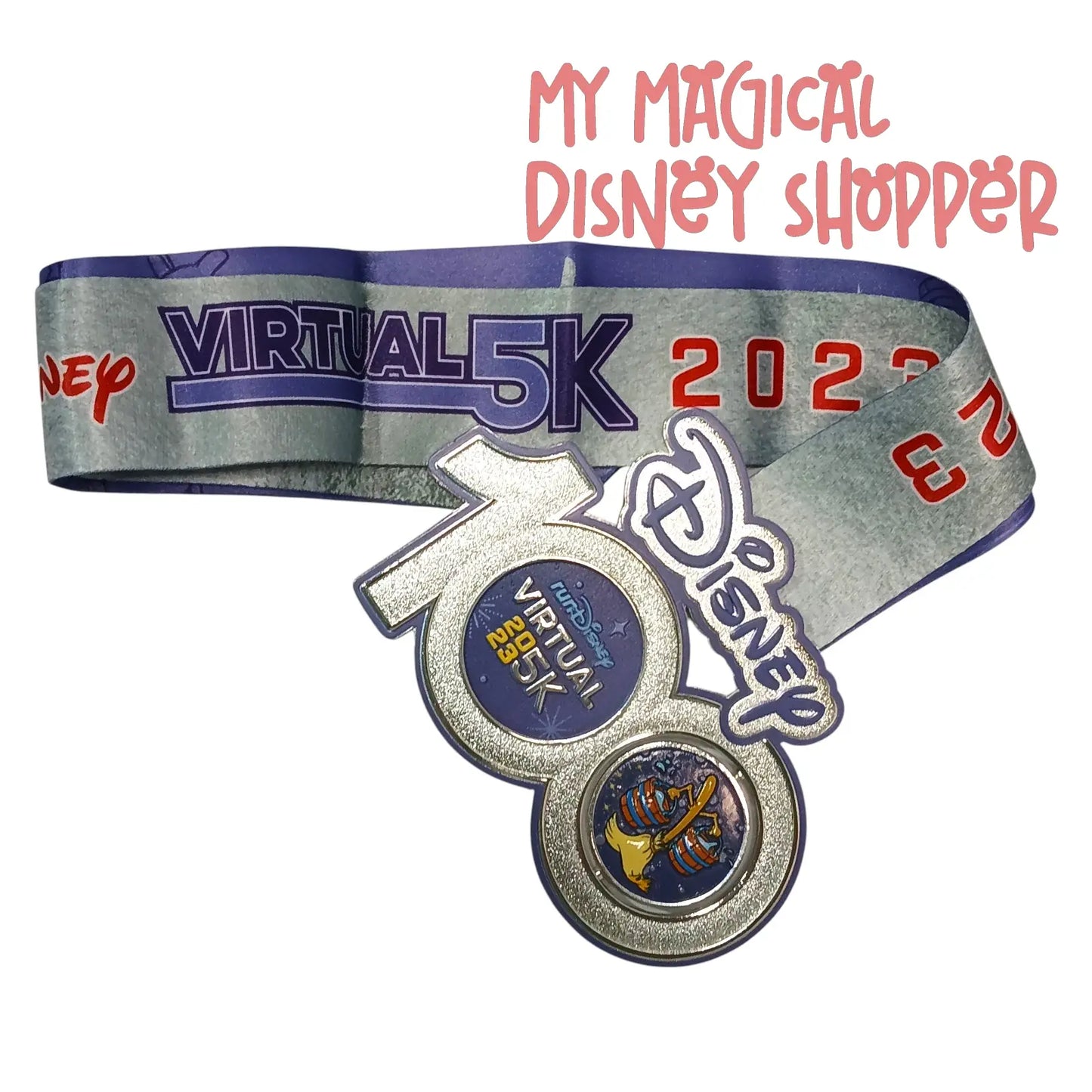 runDisney 100 2023 Virtual 5k Medal