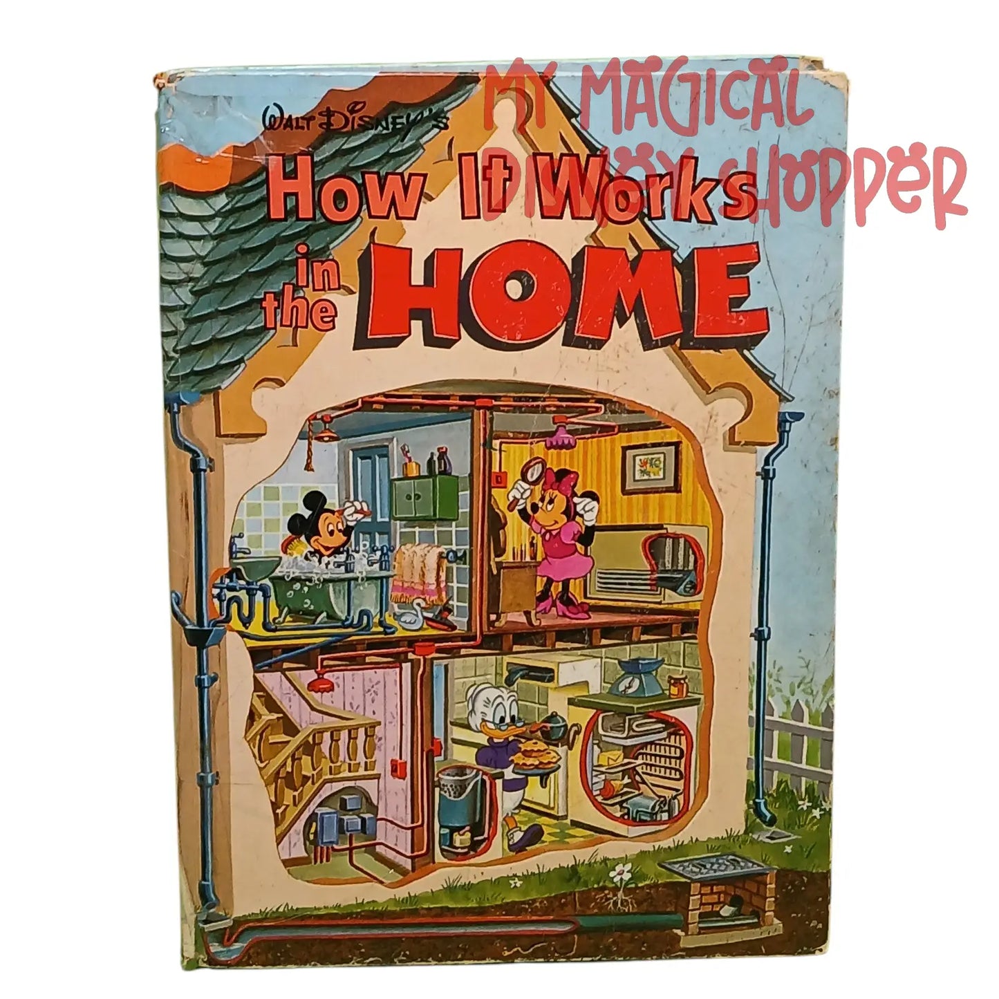 How it Works in the Home Vintage Disney Hardcover Book