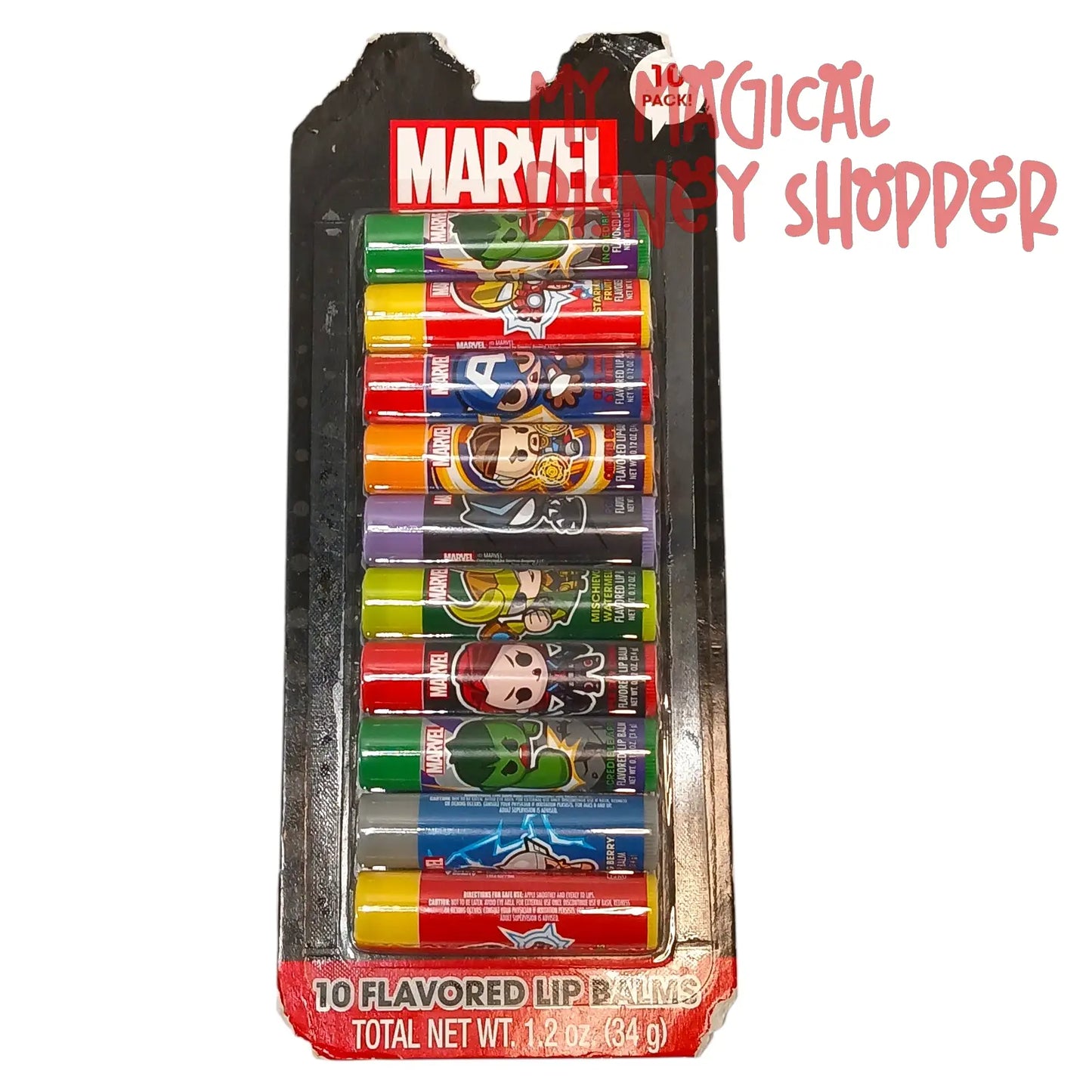Marvel 10 Pack of Lip Balm