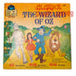 Vintage The Story of The Wizard of Oz - Book and 33-1/2 RPM Record (Disneyland Records)