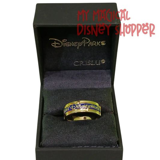 Walt Disney World CRISLU Entrance Marquee Size 8 Ring