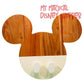 Wooden Mickey Head Wall Key Holder