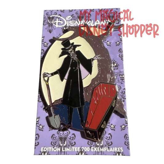 Disneyland Paris Phantom Manor Hat Box Grave Digger - Limited Edition