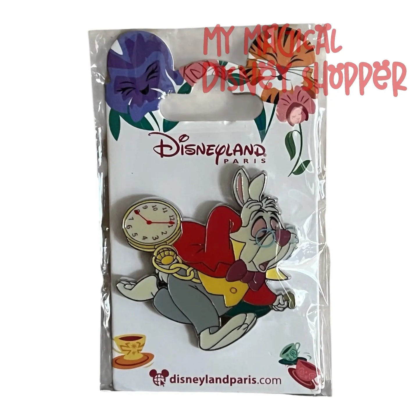 Disneyland Paris White Rabbit Pin