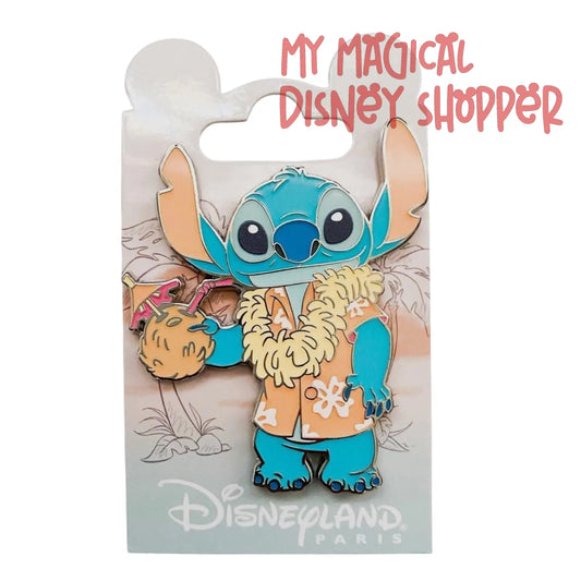 Disneyland Paris Aloha Coconut Lei Stitch Pin