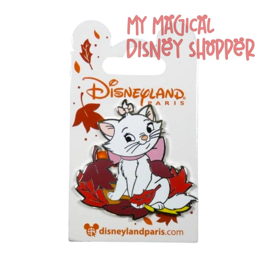 Disneyland Paris Marie Fall Leaves Pin