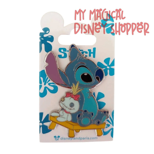 Disneyland Paris Stitch & Scrump Pin