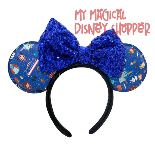 Blue Chibi Loungefly Minnie Ears