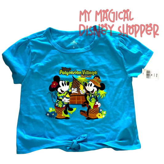 Blue Disney's Polynesian Village Resort Youth Shirt