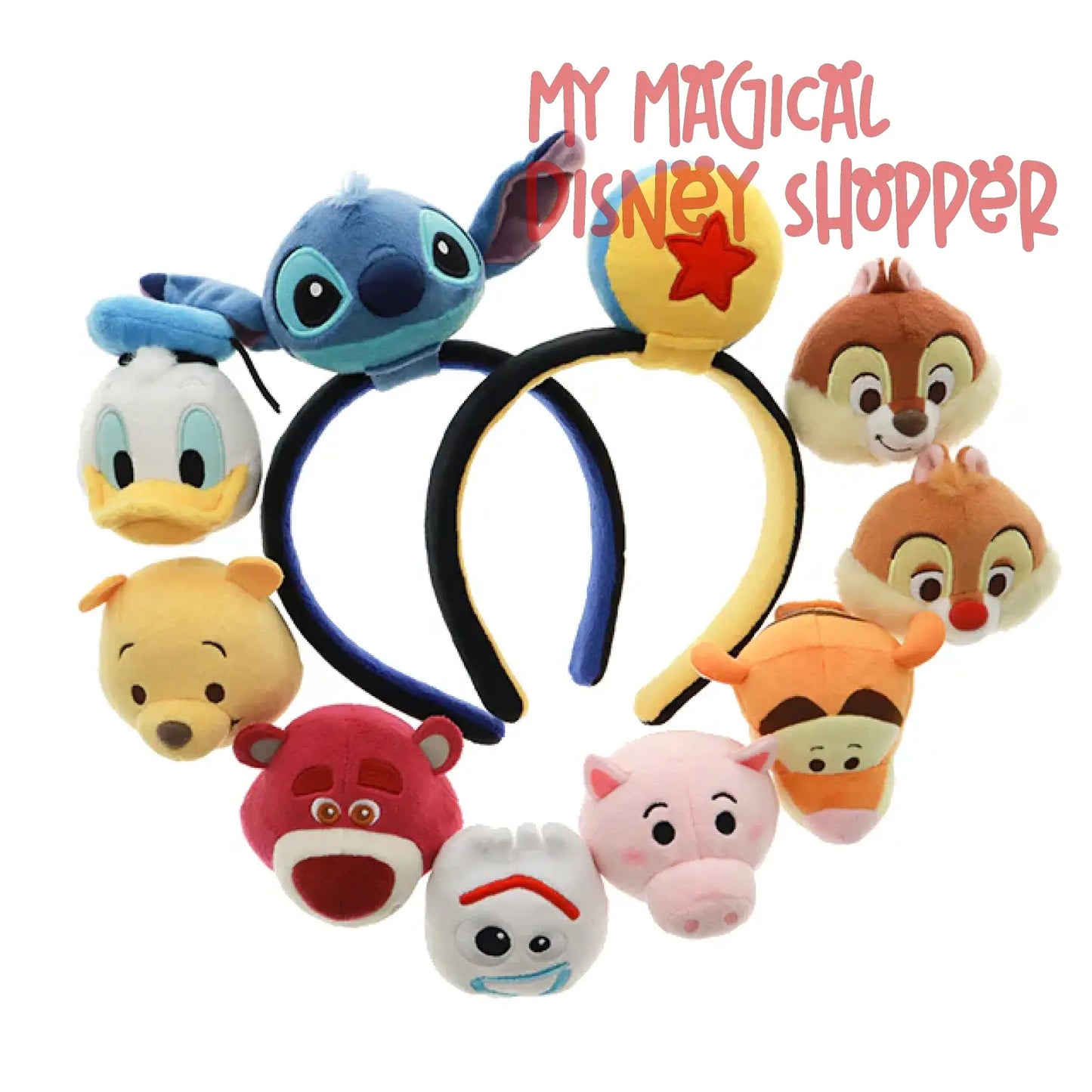 Blue Mini Plush Accessory Headband -DIY Own Headband