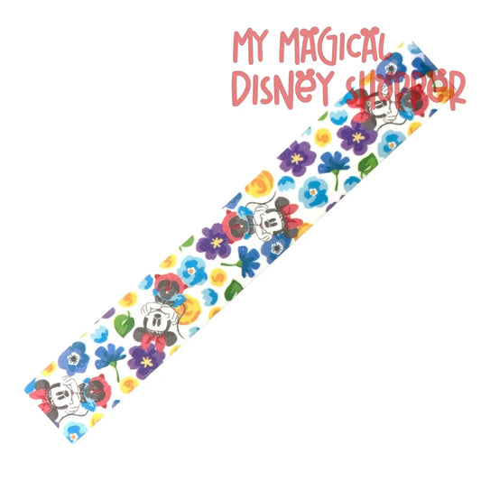 Blue Minnie Flowers Washi Tape
