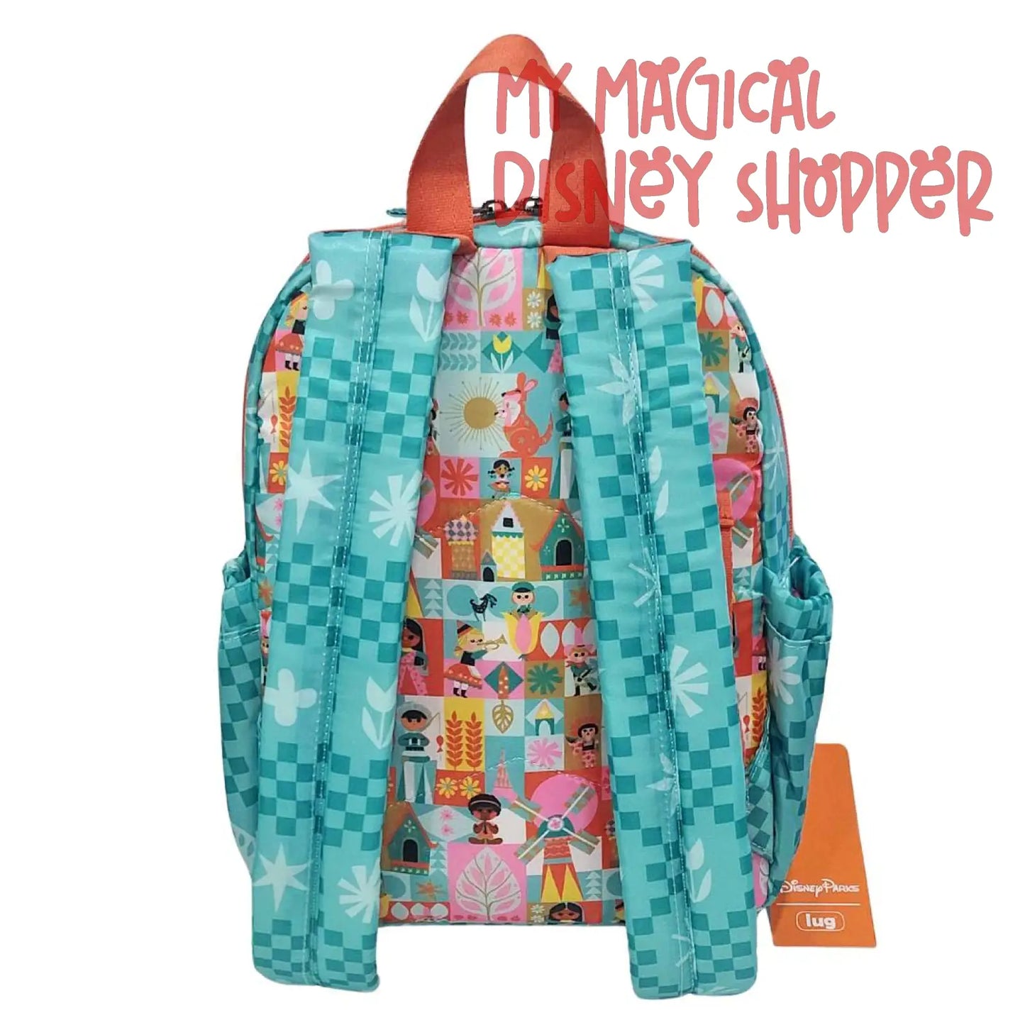 Disney Backpack - Lug 'it's a small world' Mini Volley