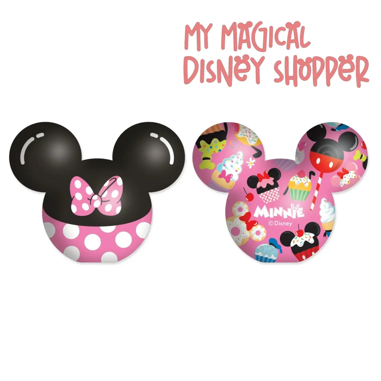 Disney Minnie Mouse Slow Rise Foam 2 Sided Design Squish Ears Novelty Toy