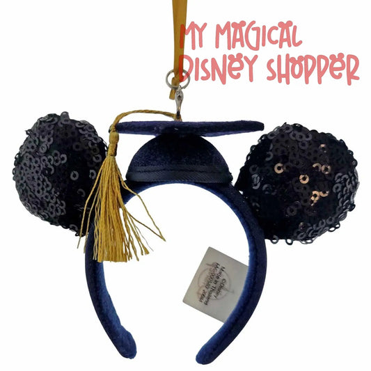 2025 Disney Ornament - Mickey Ear Headband Graduation Ears