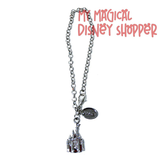 Charmed In The Park - Cinderella Castle Icon - Silver Disney Charm Bracelet