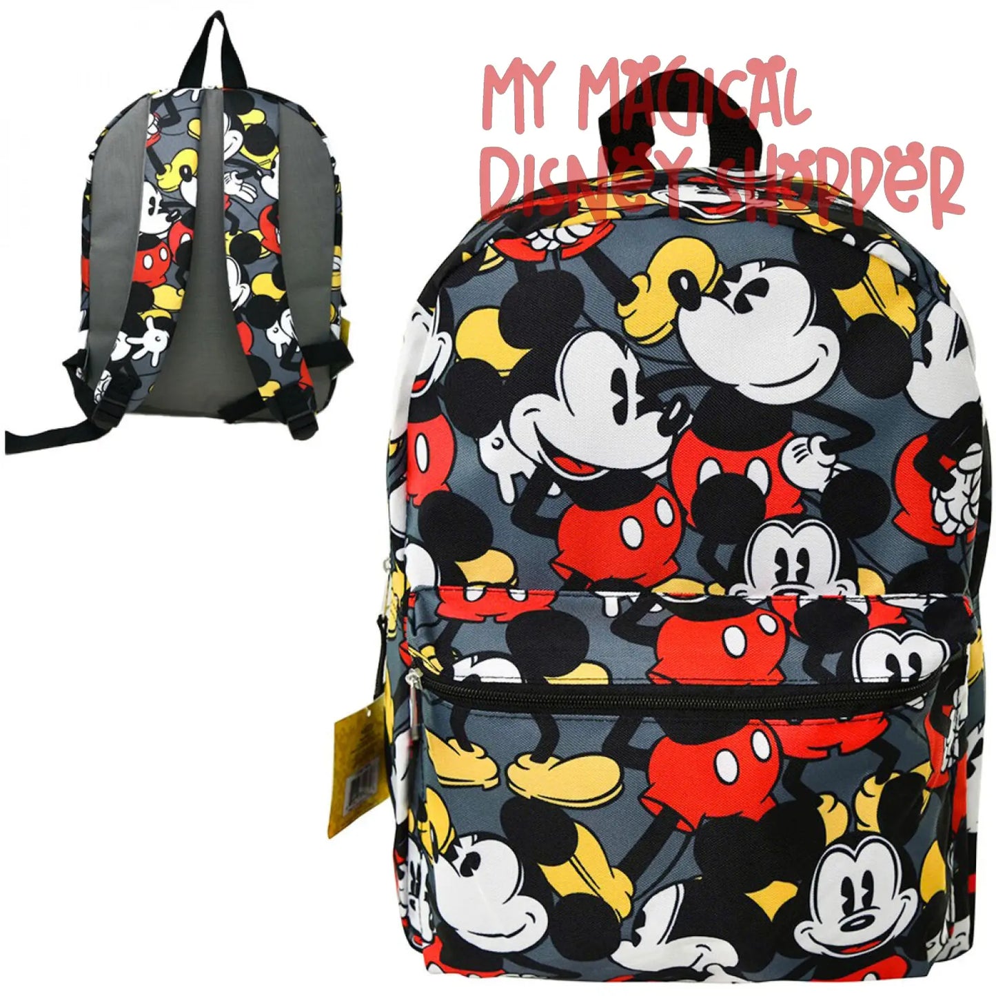 Mickey Mouse 16" All Over Print Backpack