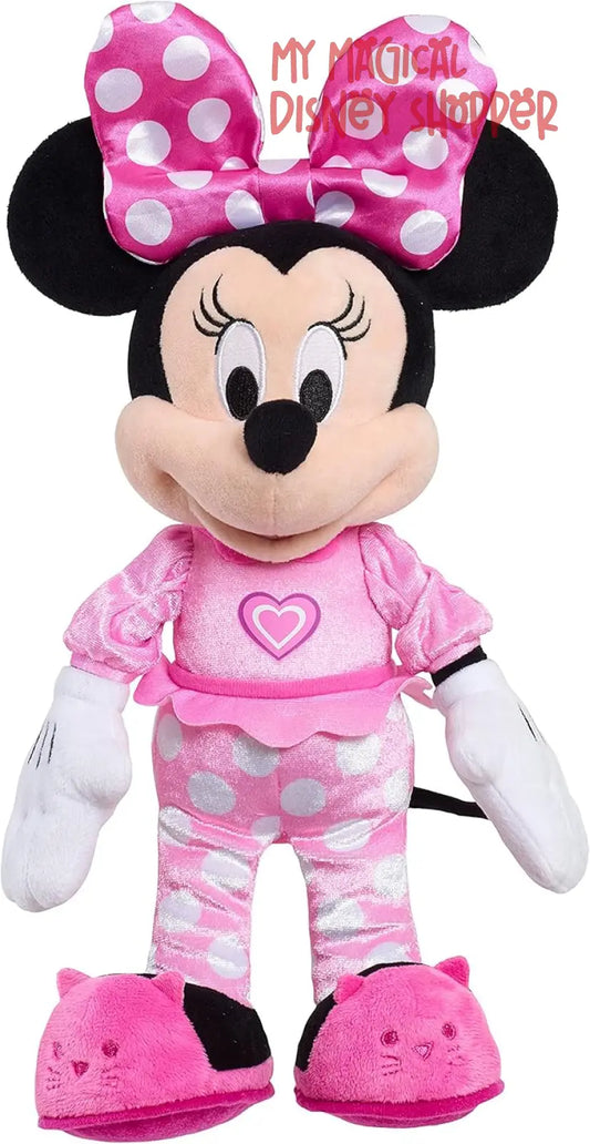 Minnie Mouse Happy Helpers Singing Plush, Officially Licensed Kids Toys for Ages 3 Up by Just Play