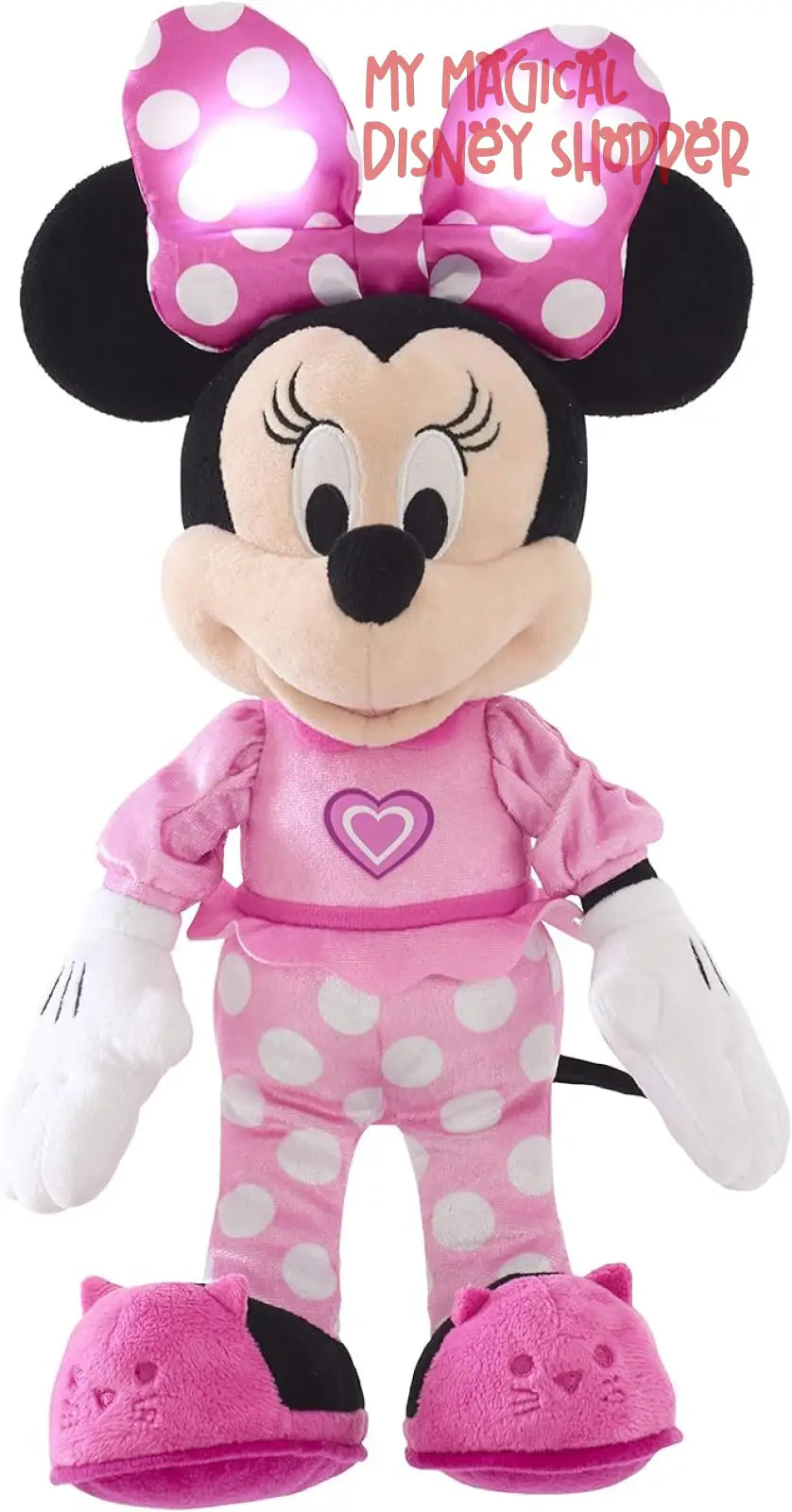 Minnie Mouse Happy Helpers Singing Plush, Officially Licensed Kids Toys for Ages 3 Up by Just Play