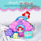 Disney Baby My 1st Princess Ariel Seashell Plush Playset