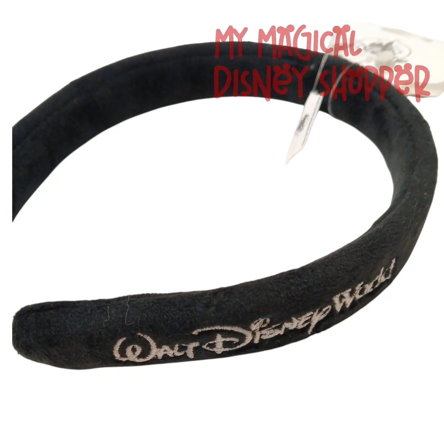 Black Plush Accessory Headband -DIY Own Headband