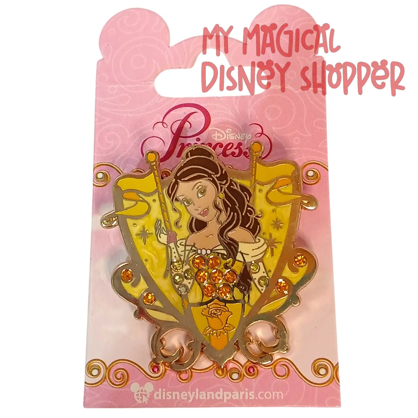 Disneyland Paris Belle Crest Pin