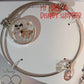 Silver Disney100 Bangle Minnie Mouse Charm Bracelet