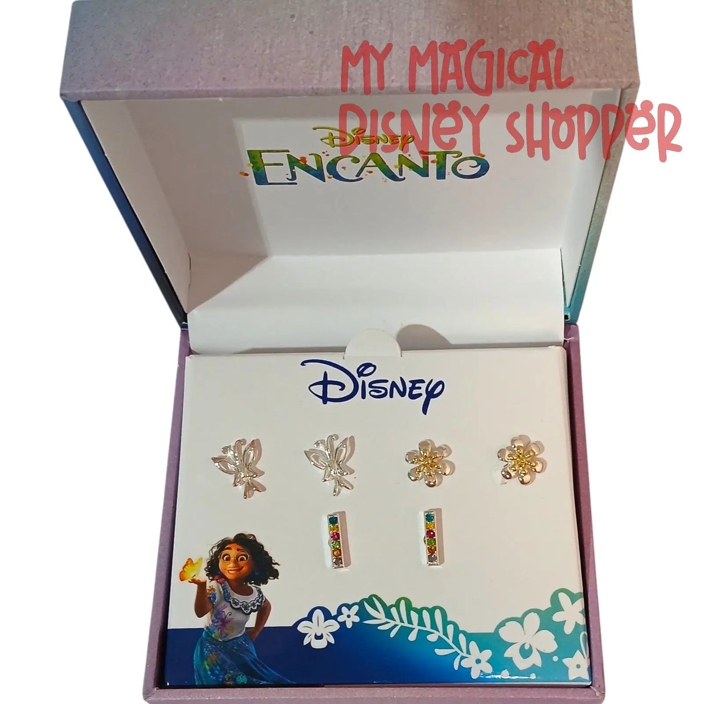 Disney Encanto Girls 3 Piece Stud Earring Set