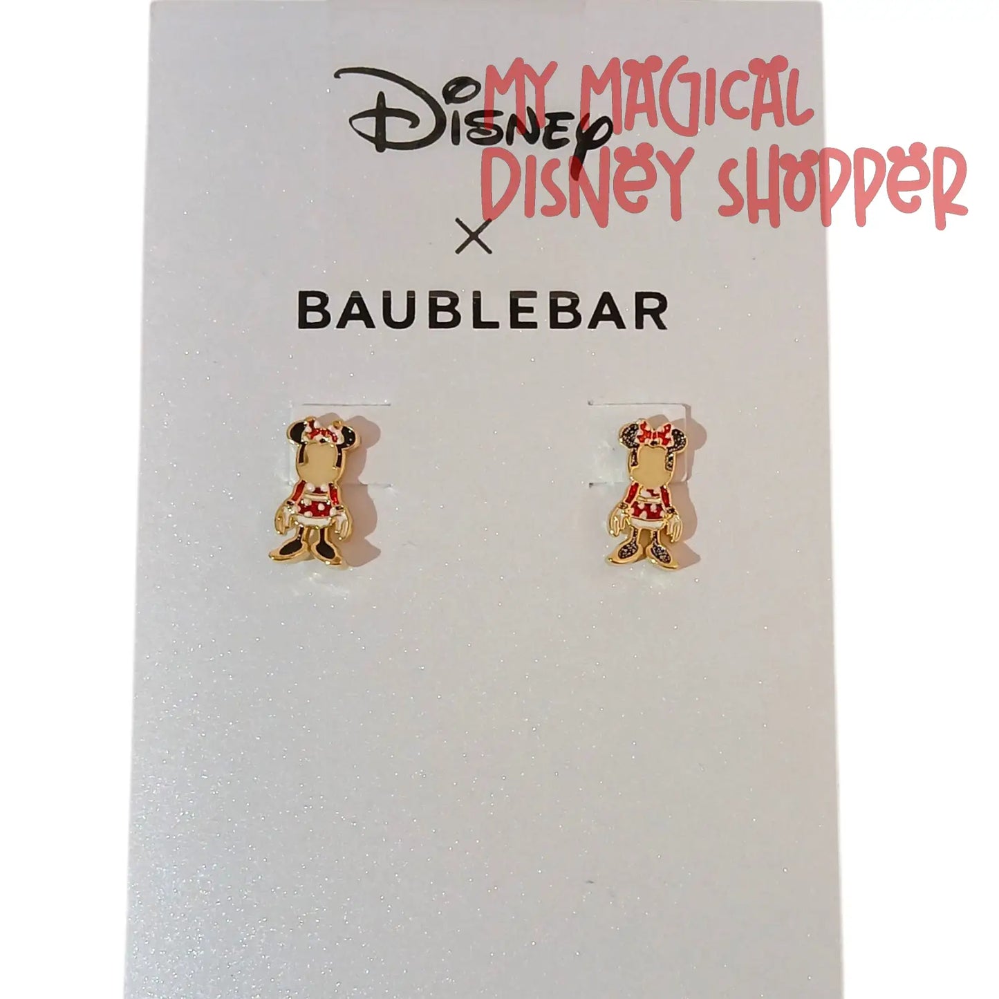 Disney x Baublebar Minnie Mouse Stud Earring