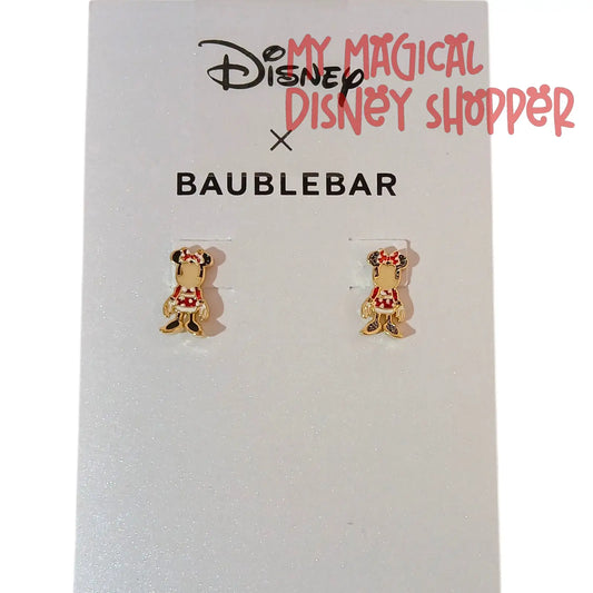 Disney x Baublebar Minnie Mouse Stud Earring