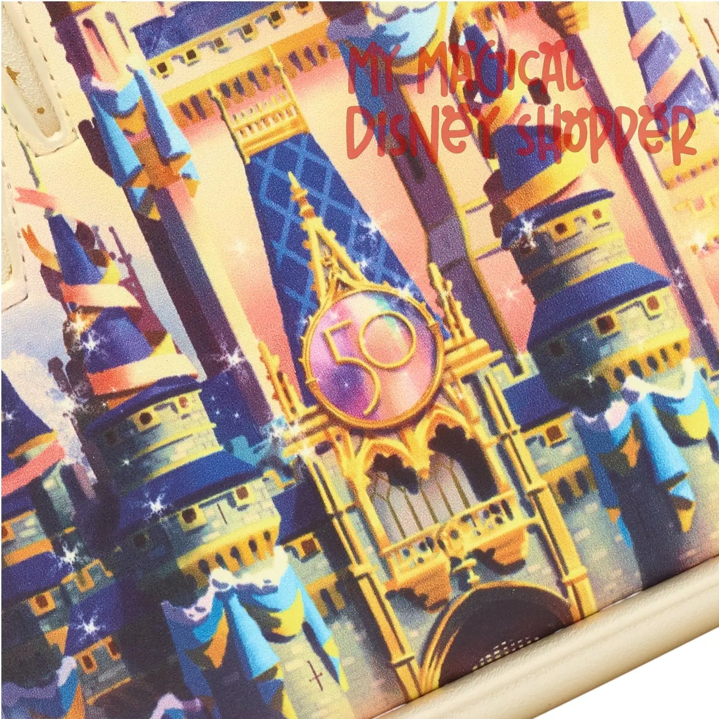 Loungefly Walt Disney World 50th Anniversary Castle Mini Backpack