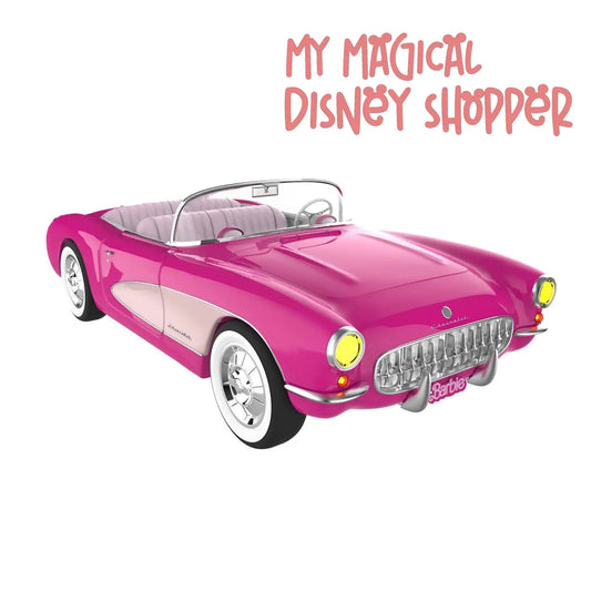 2023 AMC Barbie: The Movie Pink Convertible Popcorn Container