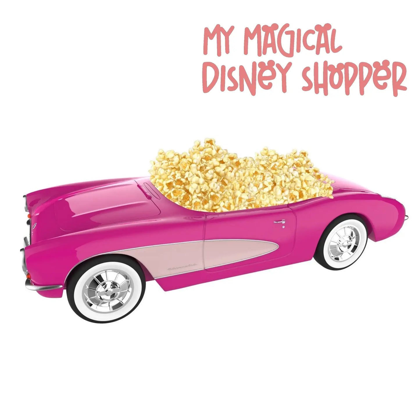 2023 AMC Barbie: The Movie Pink Convertible Popcorn Container