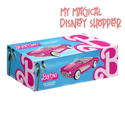 2023 AMC Barbie: The Movie Pink Convertible Popcorn Container