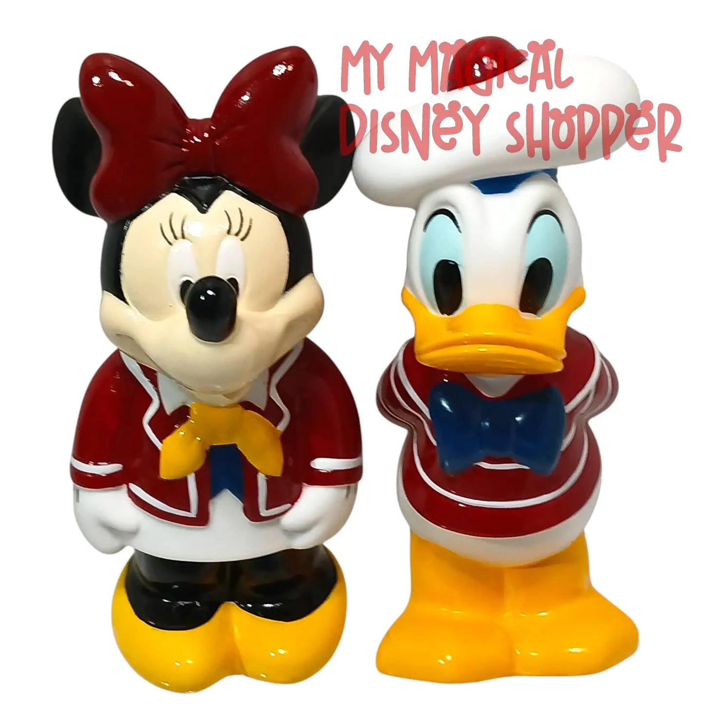 Disney Cruise Line Set of 6 Bath Toys with Bucket