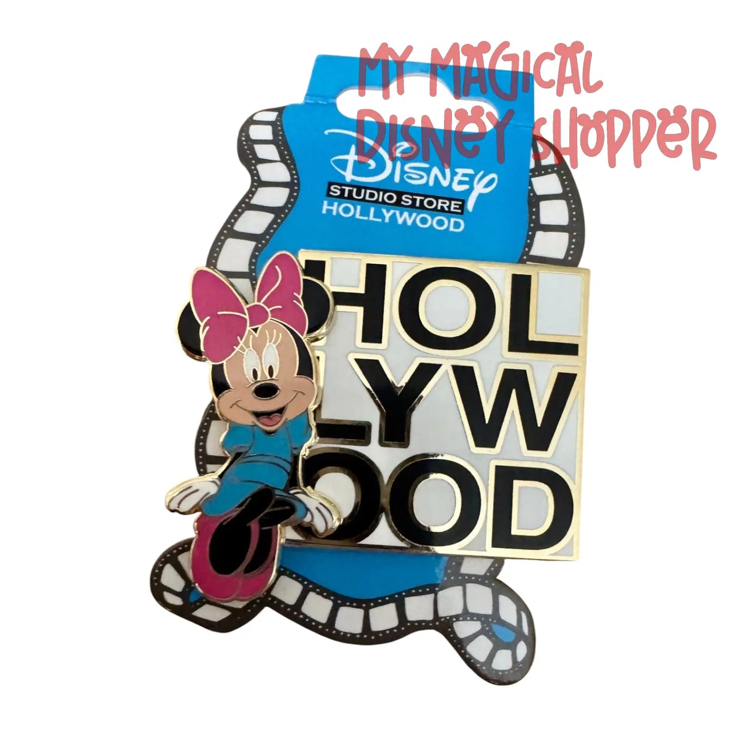 Minnie Hollywood Block Pin - Disney Studio Store Hollywood