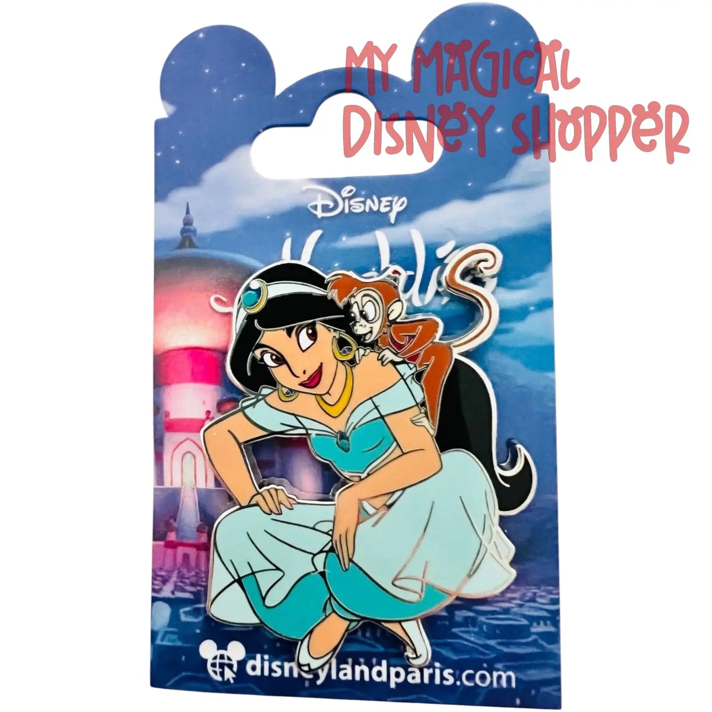 Disneyland Paris Jasmine and Abu Pin