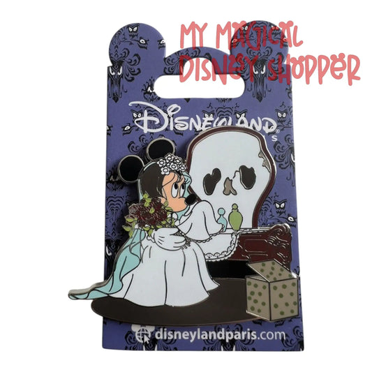 Disneyland Paris Minnie as Melanie the Bride - Characters in Phantom Manor Series Pin