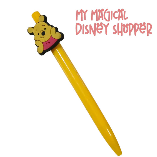 Winnie the Pooh Ballpoint Pen with Rubber Clip ✏️🐻